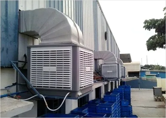 working principle of air washer systems
